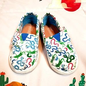 TOMS Cobalt Snakes Alpargata